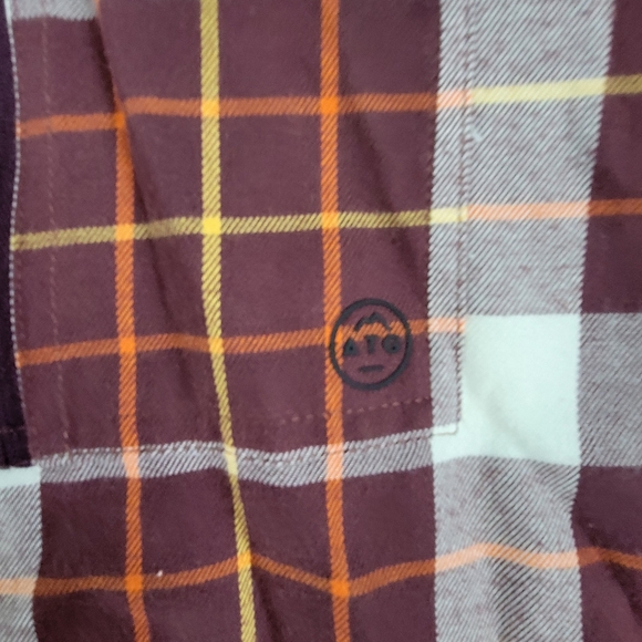 Wrangler ATG Regular Fit Long Sleeve Plaid Button Down Shirt Mens XL - Picture 11 of 16